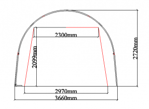 SS122009R W3.66xL6.1xH2.72m